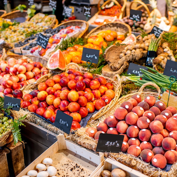 Shop at the local markets